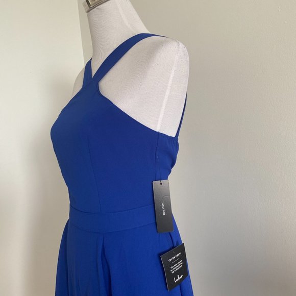 Lulu's Forevermore Royal Blue Skater Dress - Picture 9 of 16